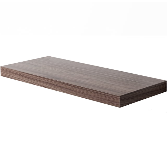 JPND 30 inch Wooden Floating Wall Shelf with Invisible Brackets Set of ...