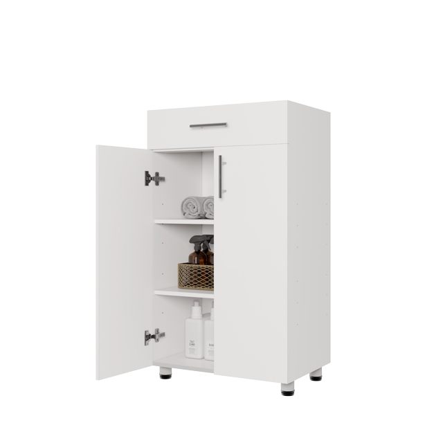 JPND Floor Storage 24" W x 41" H x 16" D Free Standing Storage