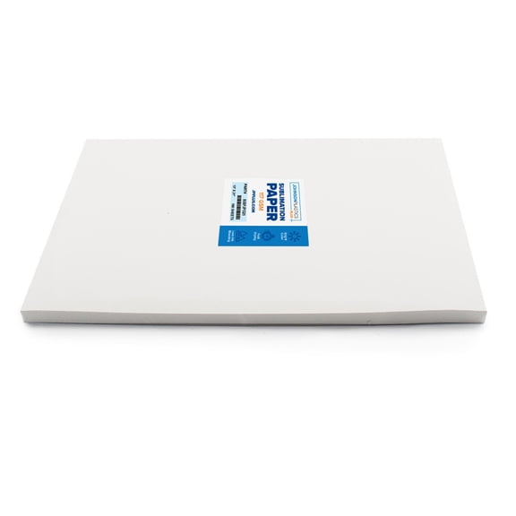 JPPlus Premium Sublimation Paper 117gsm, 100 Sheets Multipurpose High-Release Dye Sublimation Paper for Hard & Soft Substrates, Fast Dry, Vibrant Color USA Made - 13" x 21"