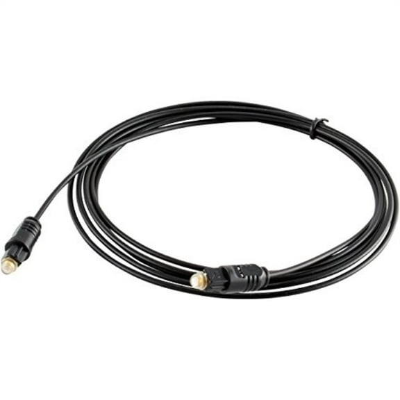 JPQuality Digital Audio Fiber Optic Toslink Cable SPDIF, 10 Feet