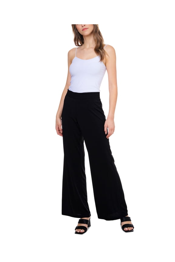 JPR Studio Pull On Wide Leg Pants Black L