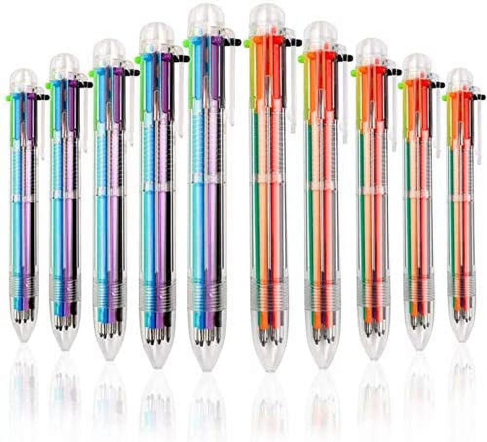 Yoobi Scented Ink Metal Charm Multicolored Rollerball Gel Pens 6-Pack