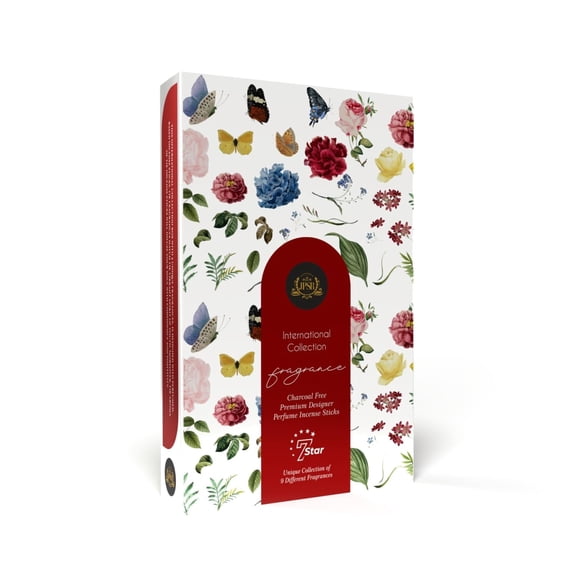 JPSR Lifestyle International Perfumes Premium Incense Sticks Gift Box - Set of 10