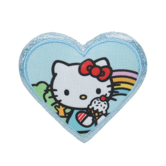 Hello Kitty and Friends Hello Kitty Rainbow Cat Toy - 3-inch Cat Plushie with Catnip