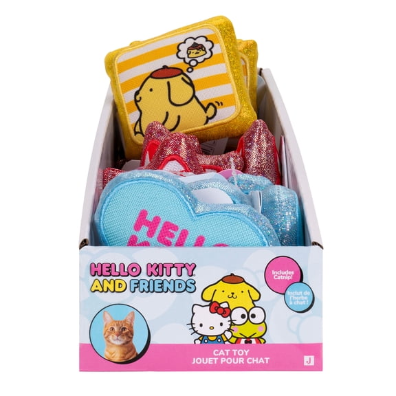 JPT - Hello Kitty and Friends - Single Catnip Plush Toy PDQ - 16 Pcs