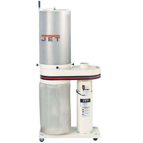 Jet Dust Collector With 2 Micron Canister Filter 1 Hp 650Cfm