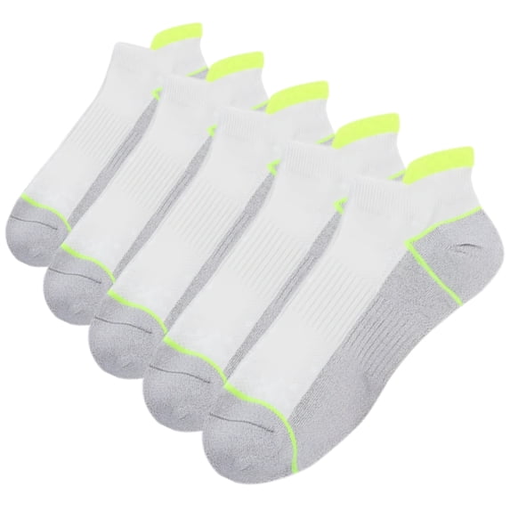 JQ Copper Infused Low Cut Athletic Running Socks Improve Foot Health Odor Control Moisture Wicking Durable Ankle Socks for Sweaty Feet 5 Pairs