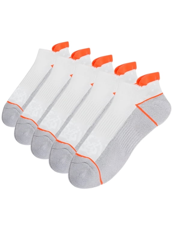 JQ Copper Infused Low Cut Athletic Running Socks Improve Foot Health Odor Control Moisture Wicking Durable Ankle Socks for Sweaty Feet 5 Pairs