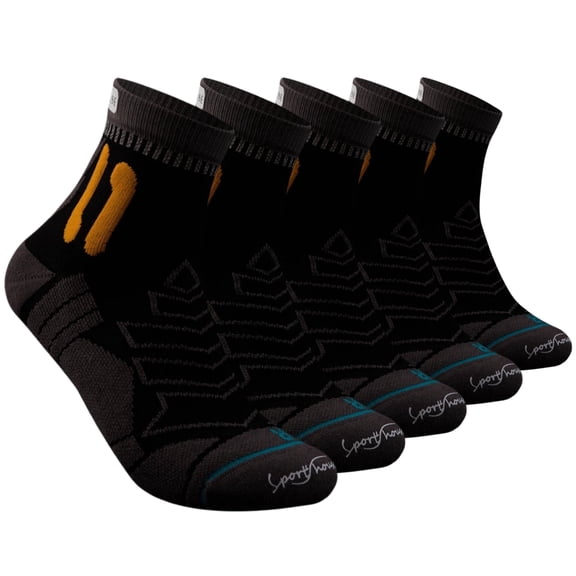 JQ Copper Infused Running Socks Stylish Ankle Socks Moisture Wicking Durability Gifts Size 7-12