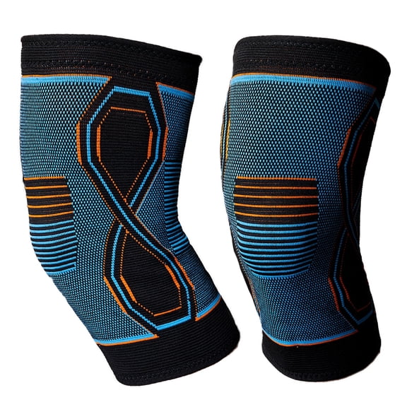 JQ Copper Knee Braces 2Pack Compression Knee Sleeve for Knee Pain Arthritis Gym Running Hiking Basketball
