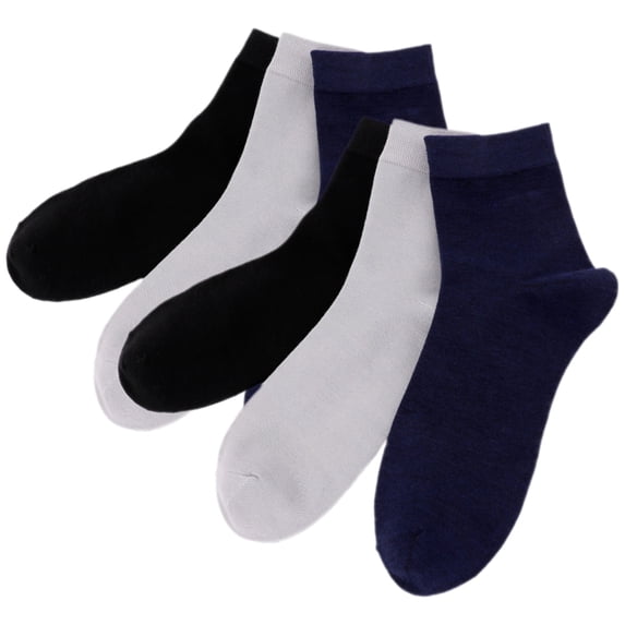 JQ Men's Ankle Socks 6-8 Pack Cotton Blend Breathable Thin Casual Everyday Socks Size 6-11