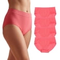 thumbnail image 1 of JQ Womens High Waist Bamboo Viscose Panties 4Pack Copper-Infused Briefs Odor-Free Soft Breathable Underwear, 1 of 4