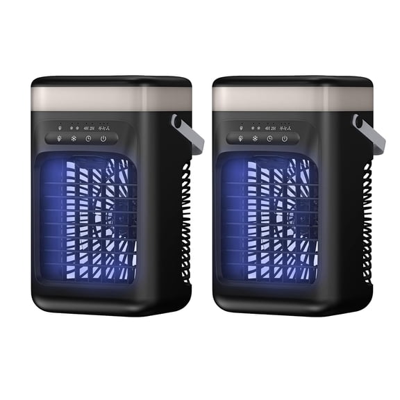 JQSTY 2pack Portable Nano Ice Mist Cooler with 8H Runtime, Quiet Operation, and Adjustable Airflow