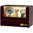thumbnail image 1 of JQUEEN Watch Winders, Double Watch Winder Box with Quiet Mabuchi Motor, 1 of 5
