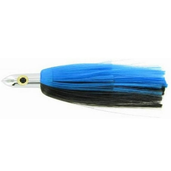 JR Ilander 6.75in Chrome Head,Black-E-Blue Lures