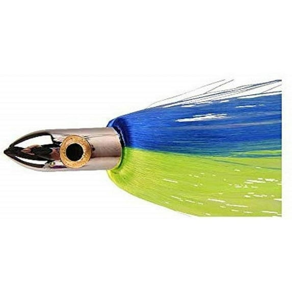 JR Ilander 6.75in Chrome Head,Blue-Chartreuse Lures