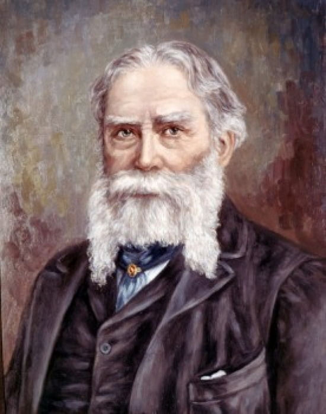 JR Lowell Francis McAllister (1820-1892) Canvas Art - (18 x 24)