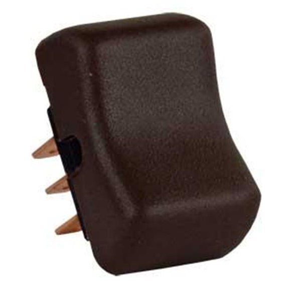 JR PRODUCTS 13015 Dc Power Dpdt On-Off-On Switch - Brown