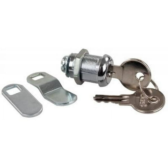 JR Products 00315 - 0.9"L Zinc Standard Key Cam Lock