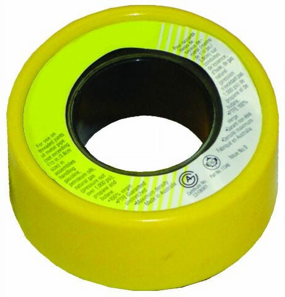 JR Products 07-30025 Teflon Gas Sealant Tape - Walmart.com
