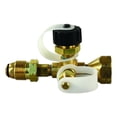 thumbnail image 1 of JR Products 07-30135 Propane Branch Tee Male 1"-20 Cylinder Thread x Female POL x 1/4" Female, 1 of 4