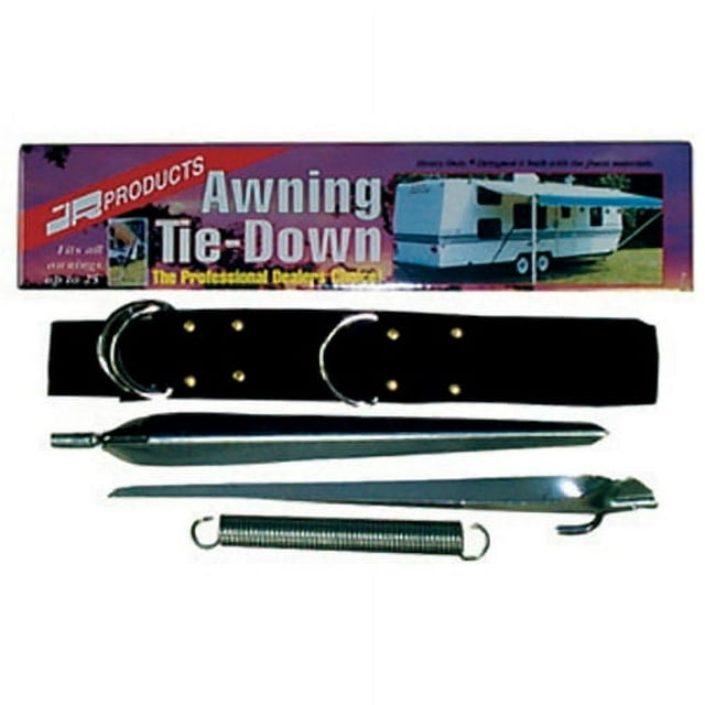 JR Products 09253 25' RV Awning Tie Down Strap Kit