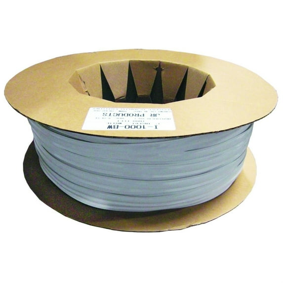 JR Products 10001 Vinyl Insert - White, 1" x 1000
