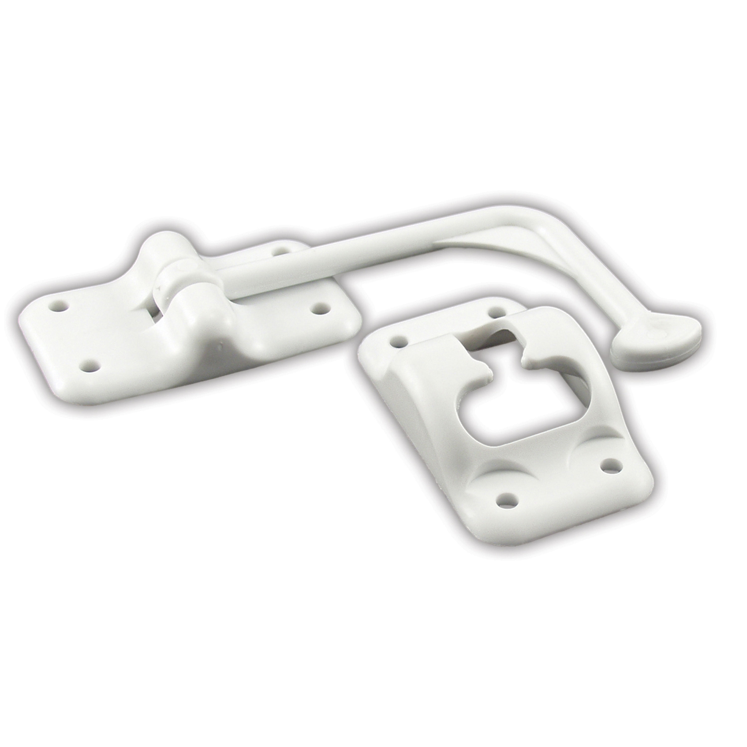 JR Products 10605 Plastic 90Â° TStyle Door Holder Polar White, 6