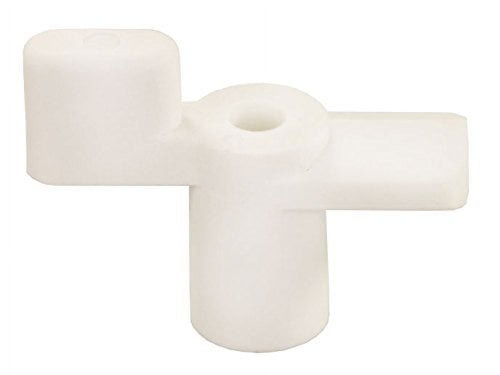 JR Products (11835) White 1/2" Fold Down Entry Door Holder