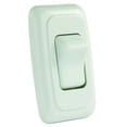 thumbnail image 1 of JR Products 12005 On/Off Switch with Bezel - Single Switch, White, 1 of 2