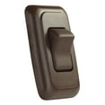 JR Products 12135 On/Off Switch with Bezel - Single Switch, Brown ...