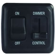thumbnail image 1 of JR Products 12275 Dimmer/On-Off Switch - Black, 1 of 2