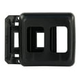 thumbnail image 1 of JR Products 12315 Double Switch Base and Face Plate - Black, 1 of 3