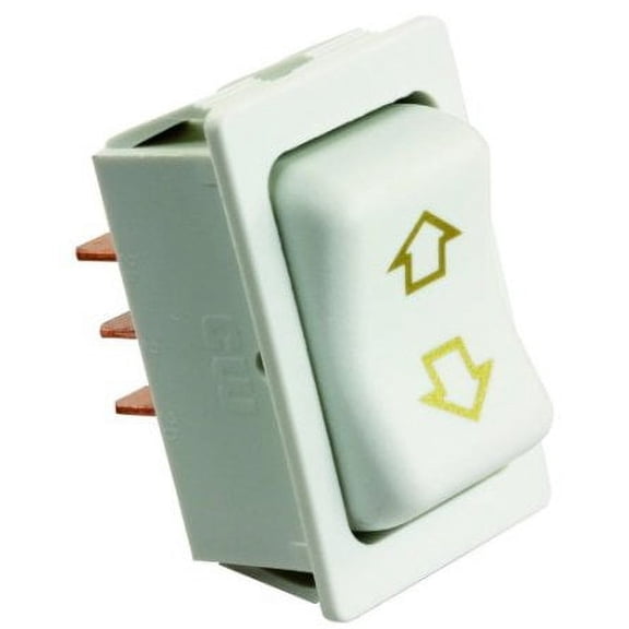 JR Products 12385 SLIDE-OUT SWITCH, 4-PIN, WHITE / EA