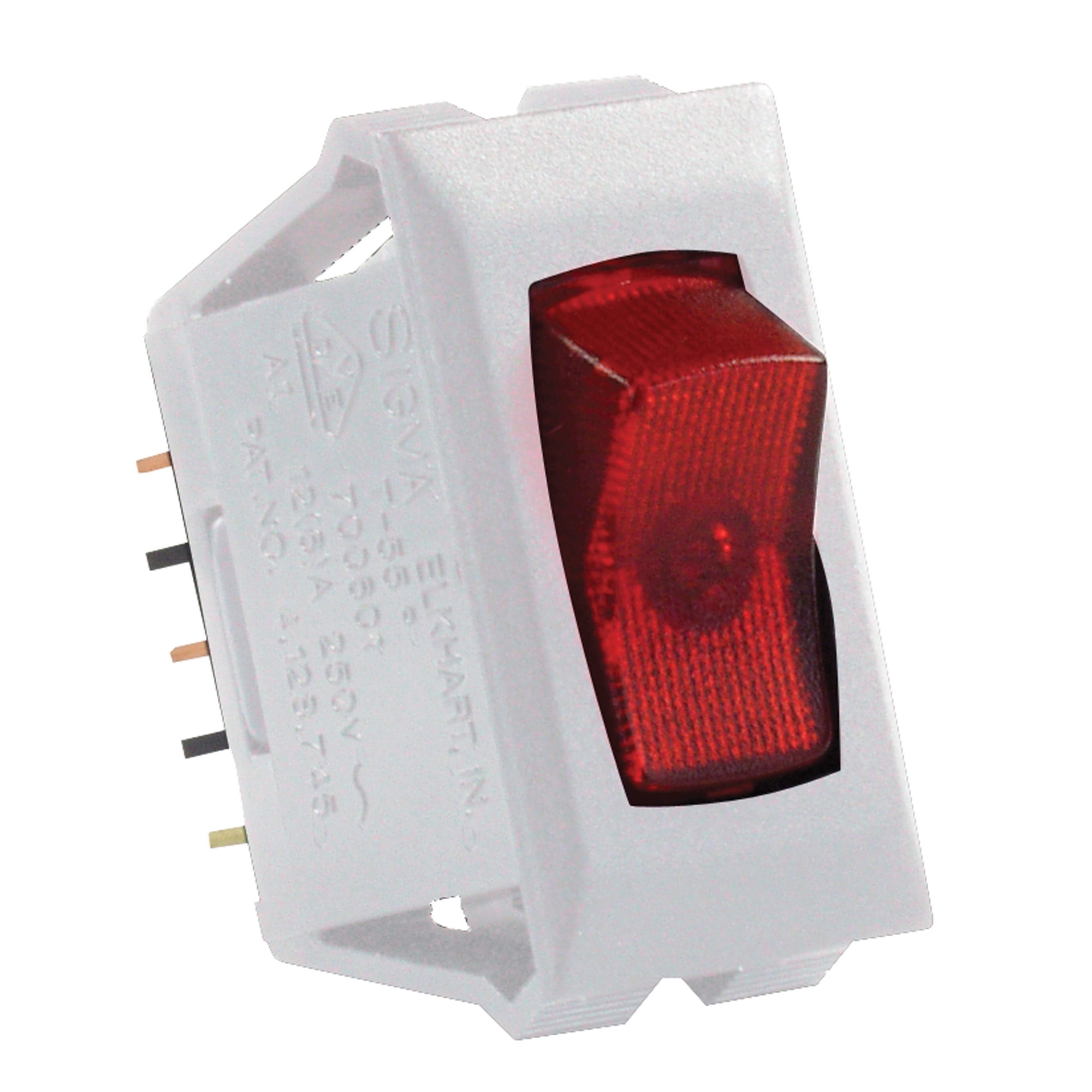 JR Products 12505 Illuminated 12V On/Off Switch - Red/White - Walmart.com