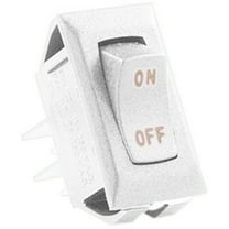 JR Products 12581-5 Labeled On/Off Switches, Pack of 5 - White