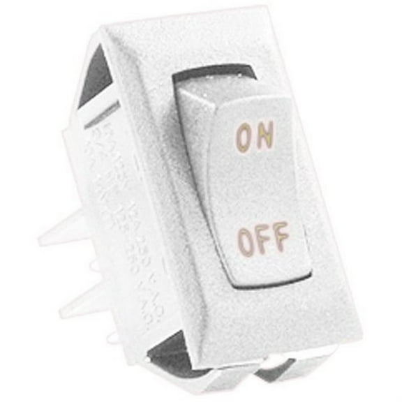 JR Products 12581-5 Labeled On/Off Switches, Pack of 5 - White