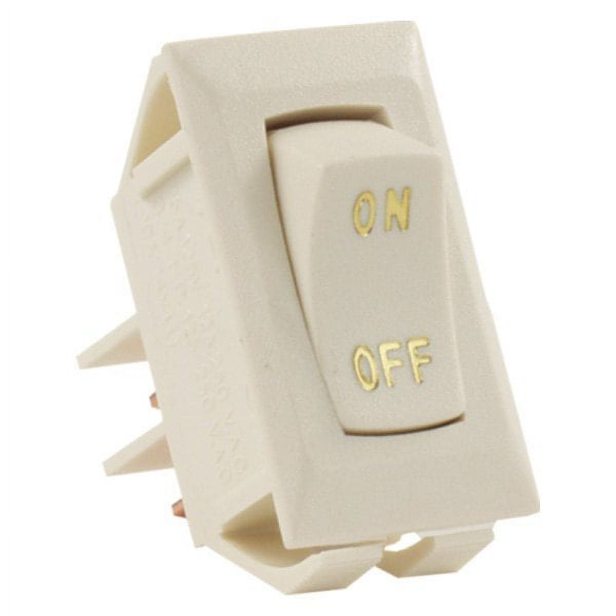JR Products 126115 Labeled On/Off Switches, Pack of 5 Ivory