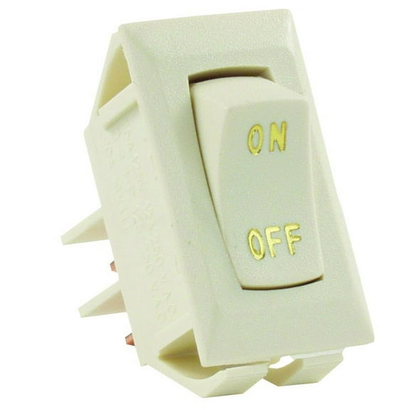 JR Products 12615 Labeled On/Off Switch - Ivory