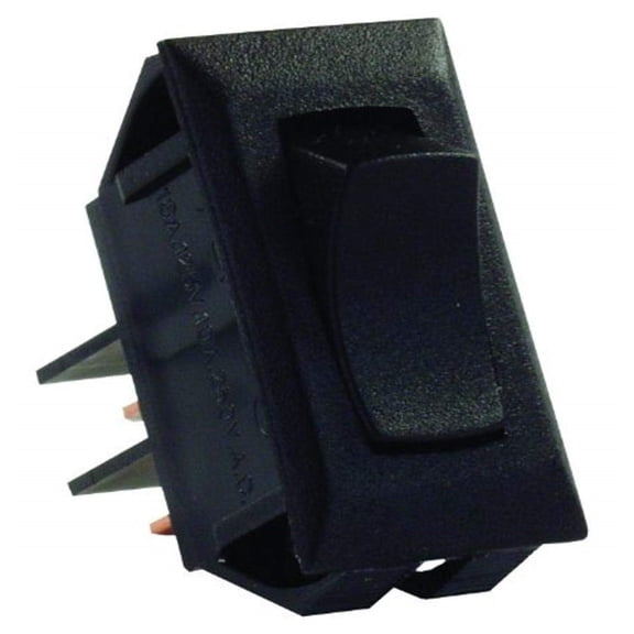 JR Products 12705 Momentary-On/Off Switch - Black