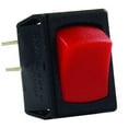thumbnail image 1 of JR Products 12795 - Single SPST On/Off Rectangular Black /Red Mini Multi Purpose Switch, 1 of 2