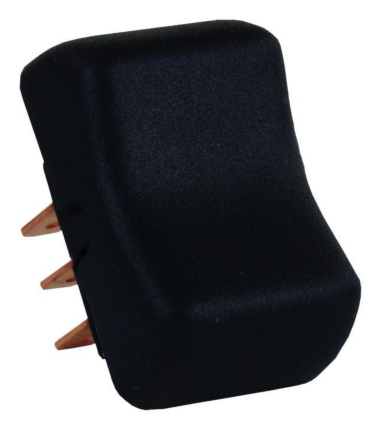 JR Products 13025 DPDT Mom-On/Off/Mom-On Switch - Black - Walmart.com