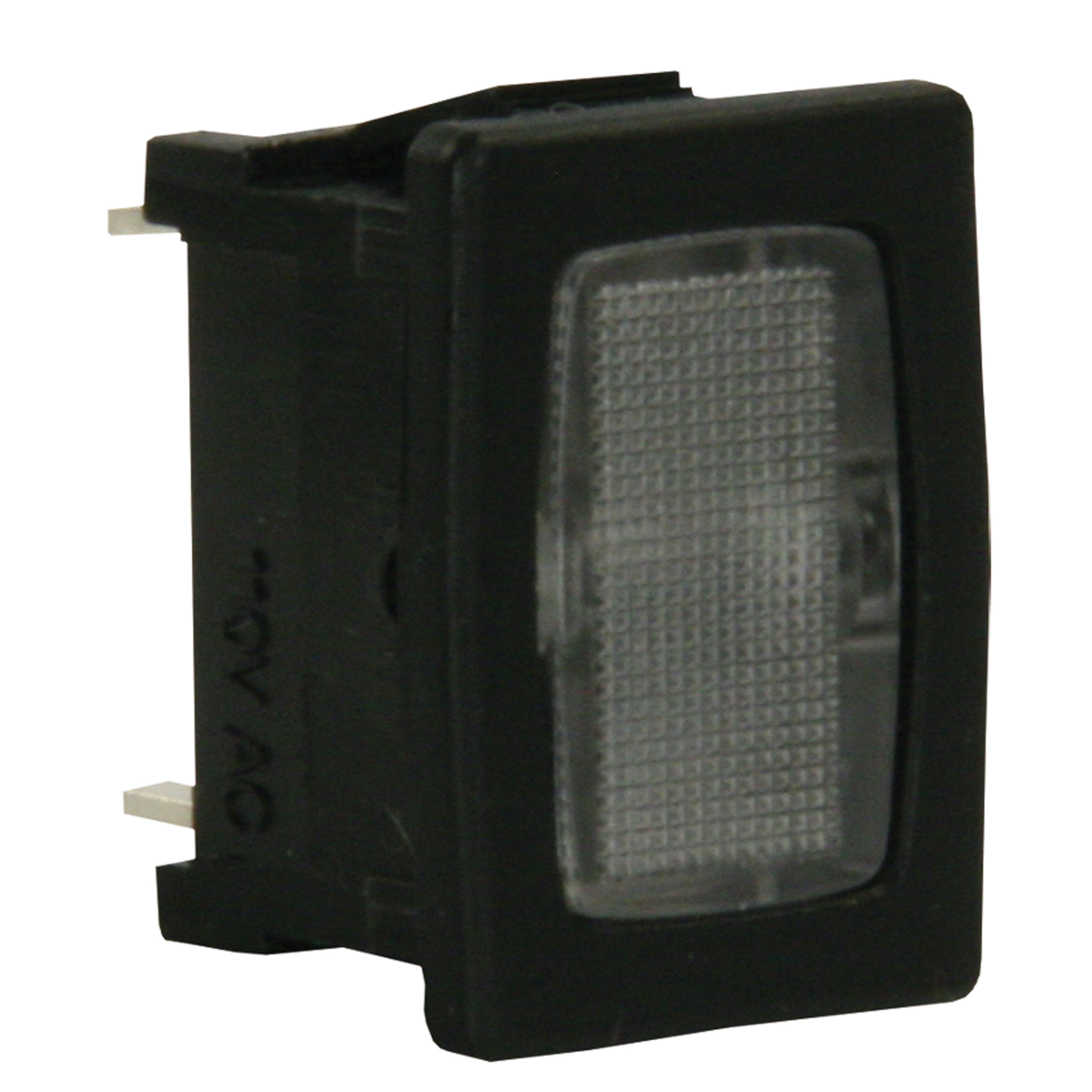 CPG Creative Products Group 14V Red Indicator Light - White Trim, Self-Locking Panel Mount, .550" X 1.125" Hole Size