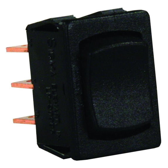 JR Products 13445 Mini Mom-On/Off/Mom-On Switch - Black
