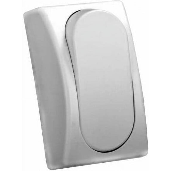 JR Products 13575 Modular Single Rocker Switch - White