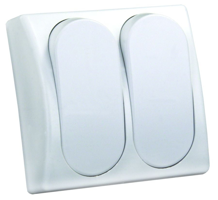 JR Products 13585 Modular On/Off Switch - Double - Walmart.com