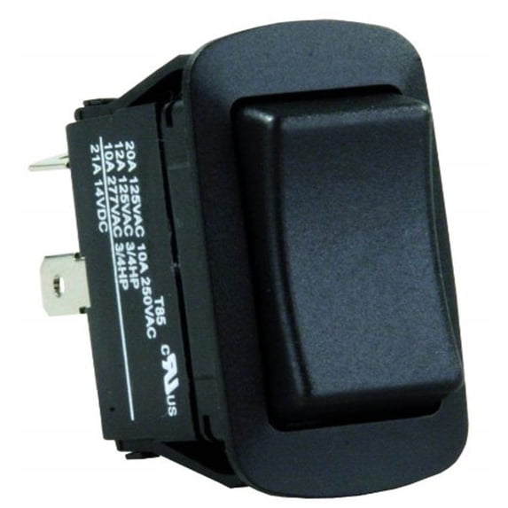 JR Products 13865 Water Resistant Mom-On/Off/Mom-On Reversing Switch