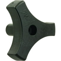 JR Products 20175 Tri-Lug Window Knob - 9/16", Black