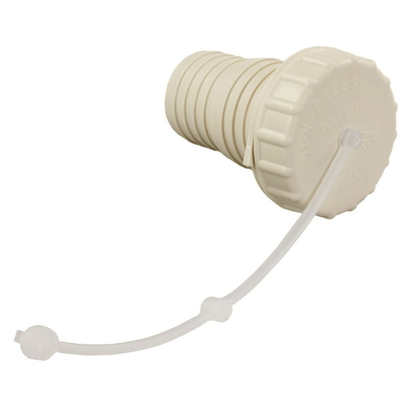 JR Products 222/224CW-A Gravity Water Fill Cap / Strap / Spout - Colonial White
