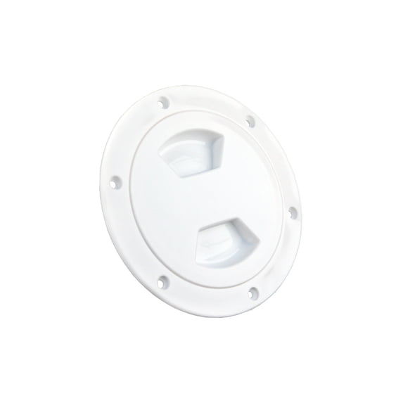 JR Products 31025 Access/Deck Plate - 5", White
